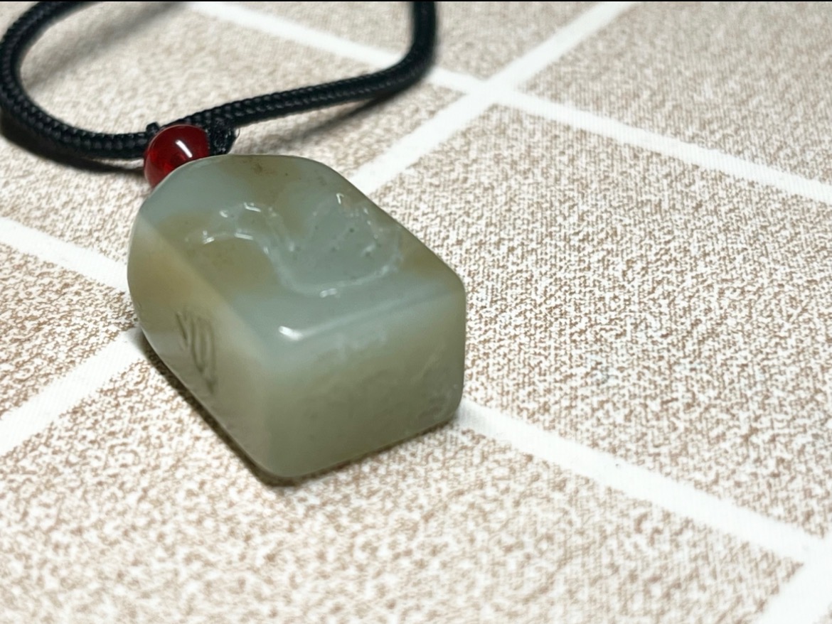 Stone seal carving by Genevra Guo